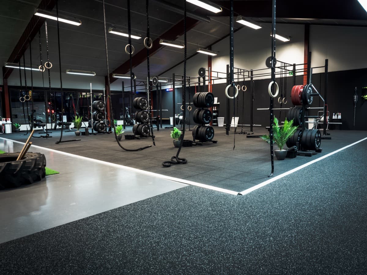 CrossFit-sektion med ringar