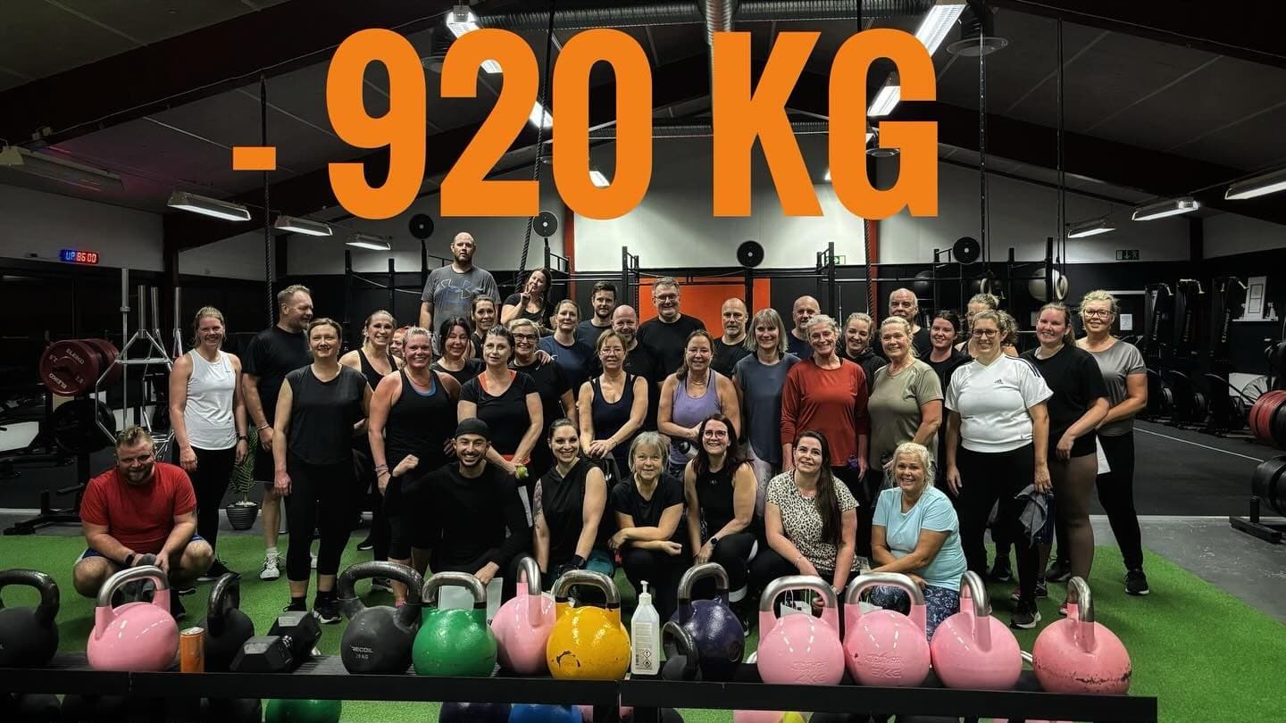 WeightTrainer deltagare - 920 kg tillsammans